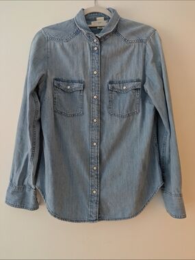 3/$20 Bundle Deal, H&M Jean Shirt, Size M, Fall Clothes, Denim Top